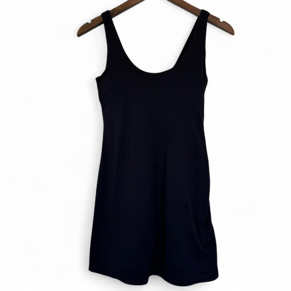 Black Oysho Biker Athletic Skirt Skort Jumpsuit with Shorts Pockets Sporty